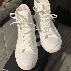 White high top Converse